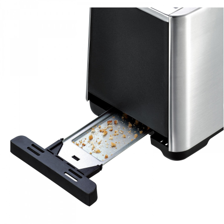 Prajitor de paine Tefal TT420D30, 900W, Functie de dezghetare si reincalzire, 7 niveluri, Inox/Negru [3]