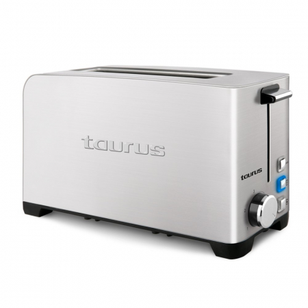 Prajitoare de Paine - Toaster Taurus My toast Legend, 1050 W, 1 felie mare, Termostat reglabil in 7 trepte, Inox