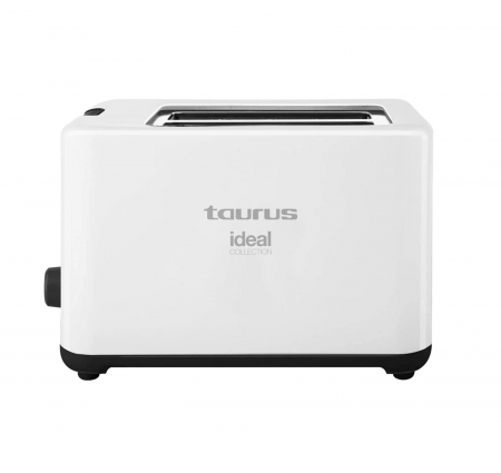 Prajitoare de Paine - Toaster Taurus PTTOF301, 750W, 2 felii, 6 trepte de prajire, Alb