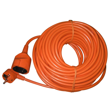Prelungitoare Tensiune - Prelungitor Samus 1 priza Schuko, 10m, 3680w, 3x 1,5mmp, IP20,1PO10 -3680, Portocaliu