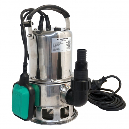 PROMOTII - ProGARDEN SGPS400 Pompa submersibila 1.5", 400W, apa murdara, 140L/min, plutitor, inox