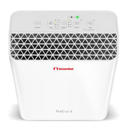 Purificator de aer Inventor Natura, filtru Ionizator HEPA Carbune activ, suprafata acoperita 20 mp, timer, Sleep, alb [3]