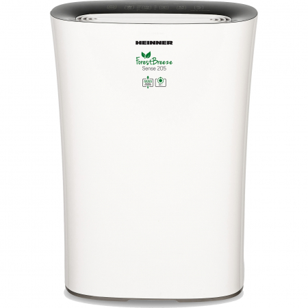 Purificatoare - Purificator Heinner HPA-M205, CADR 205 m3/h, 22 W, Control Touch, Mod Silentios, Filtru multiplu, Indicator calitate aer, Temporizator, Alb
