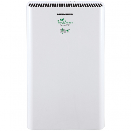 Purificatoare - Purificator Heinner HPA-M230, CADR 230 m3/h, 35 W, Mod Silentios, Filtru multiplu, Indicator calitate aer, Temporizator, Alb