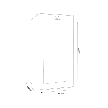 Racitor termoelectric (pentru vinuri) Samus SRV38CR12, 32 l, Clasa F [2]