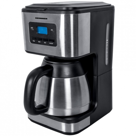 Cafetiere - Cafetiera Heinner Digitala HCM-900XMC, 900W, 1L, cana termos, Lcd, Timer, Inox