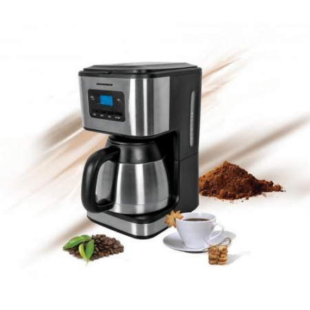 Cafetiera Heinner Digitala HCM-900XMC, 900W, 1L, cana termos, Lcd, Timer, Inox [1]