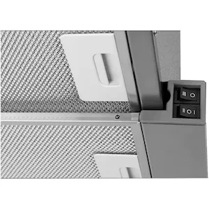 Hota Telescopica Tornado Solano 860 (60), 1 motor, latime 60 cm, 3 viteze, absorbtie 860 m3/ora, Inox [4]