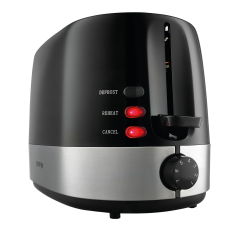 Prajitor de paine Gorenje T850BK 850 W, Oprire automata, Prajire pe ambele parti, Negru [1]
