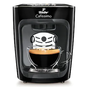 Espressor Tchibo Cafissimo mini Midnight Black 326682, 1500 W, Presiune pe 3 nivele, 650 ml, Espresso, Caffe Crema, Capsule, Negru [3]