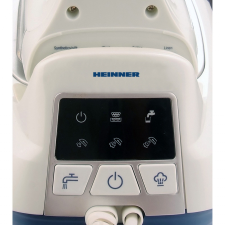 Statie de calcat Heinner HIS-D2403BL, 2400 W, 3.5 bar, 1.2 L, 100g/min, temperatura ajustabila, Alb/Albastru [1]