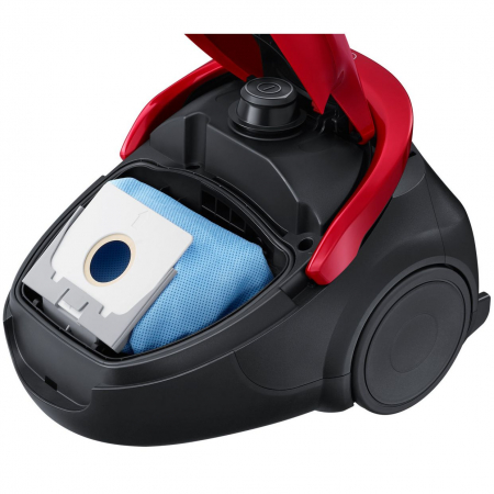 Aspirator cu sac Samsung VC07M25E0WR, 2.5 l, 700 W, Tub telescopic, Accesorii 2 in 1, Rosu [8]