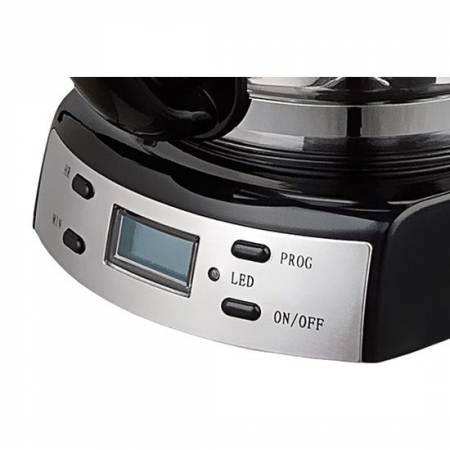 Cafetiera digitala HEINNER HCM-D918X, putere: 900W, capacitate: 1.8 L, control electronic, timer programabil, afisare ceas, functie de mentinere la cald, oprire automata dupa 40 min [2]