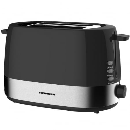 Prajitoare de Paine - Prajitor de paine Heinner HTP-850BK, 850W, 7 nivele de rumenire, Negru