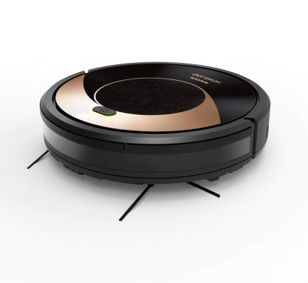 Aspirator Taurus Homeland,14.8V, Navigatie, Telecomanda, Reincarcare automata, Aspirare/Spalat si stergere podele, Negru/Auriu [1]