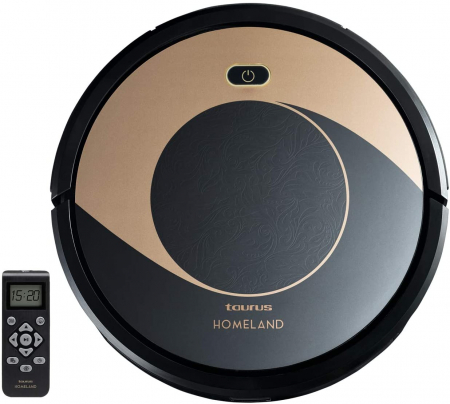 Aspirator Taurus Homeland,14.8V, Navigatie, Telecomanda, Reincarcare automata, Aspirare/Spalat si stergere podele, Negru/Auriu [3]