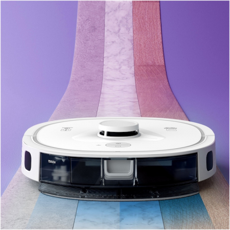 Robot de aspirare Heinner HI-Robo HRVC-M33WH, WI-FI, aspirator si mop, 14.4V/ 3350 mAh, putere aspirare 2000Pa, motor BLDC, navigatie LDS, autonomie 180 min, recipient praf: 600 ml, rezervor apa 250 ml, alb [5]