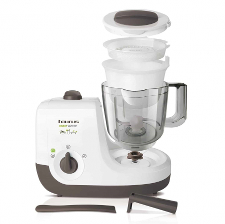 Robot Taurus Robot Vapore, 750 W,gatit alimente copii, blender/tocător/steamer [1]