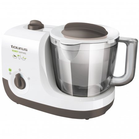 Roboti de bucatarie - Robot Taurus Robot Vapore, 750 W,gatit alimente copii, blender/tocător/steamer