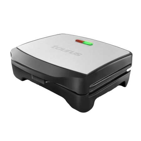 Sandwich maker Taurus Miami Premium, 900W, 3 placi interschimbabile, LED functionare, Depozitare verticala, Inox [4]