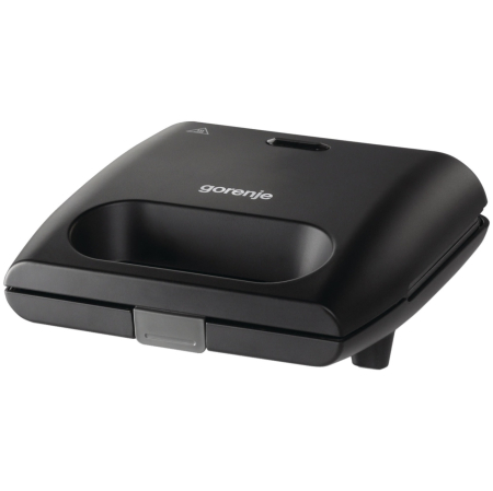 Gratare electrice - Sandwich maker, Gorenje SM701GCB, 700 W, negru, placi tip grill antiaderente