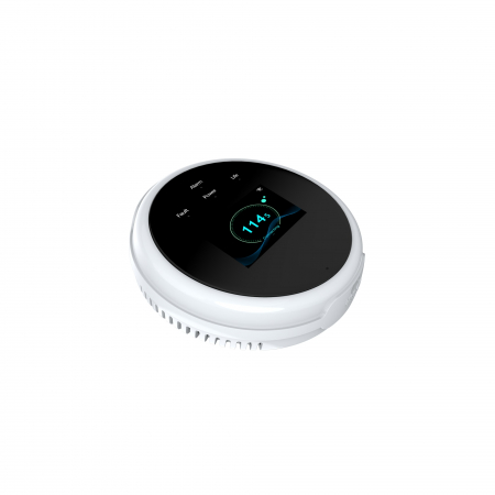 Senzor detector de gaz wireless, portabil, pentru detectare scurgere de gaze, smart control, display LCD, semnal luminos si acustic cu notificare pe telefon [2]