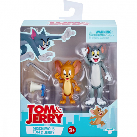 Casa & Gradina - Set 2 figurine Tom and Jerry, Mischievous, S1, 8 cm