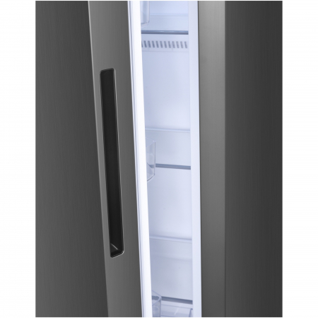 Side by side Heinner HSBS-HM529NFXWDE++, 529 l, Full No Frost, Clasa E, Compersor Dual Inverter, Display LED cu touch, Dozator apa, Iluminare LED, Blocare acces copii, H 177 cm, Inox [7]
