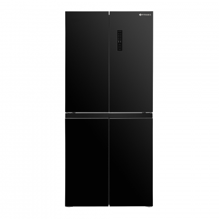 Combine Frigorifice - Side by Side Pyramis FSO199 Multi Door Black Glass
