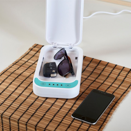 Sterilizator universal cu UVC Taurus Everyday Purity, 5V, functie aroma, lampi UVC, port USB, program 10 min, telefon, masca, ochelari, bijuterii,ceasuri si accesorii, portabil [10]