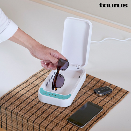 Sterilizator universal cu UVC Taurus Everyday Purity, 5V, functie aroma, lampi UVC, port USB, program 10 min, telefon, masca, ochelari, bijuterii,ceasuri si accesorii, portabil [3]