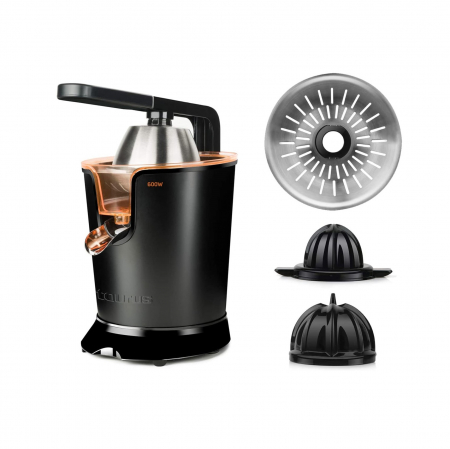 Storcatoare - Storcator Taurus Easy Press 600, 600W, Anti-picurare, 2 conuri, 2 site, Negru