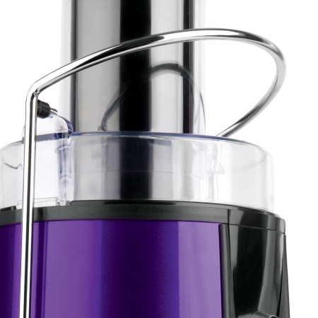Storcator de fructe si legume Heinner XF-1000UV, 1000 W, Recipient suc 1 l, Recipient pulpa 2 l, 2 Viteze, Tub de alimentare 75 mm, Violet [3]