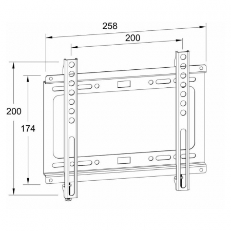 Suport TV de perete FX43 -13'' - 43'' FIX [1]