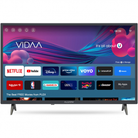 PROMOTII - Televizor Allview LED 32iPlay6000-H, 81 cm, Smart, HD, Clasa E