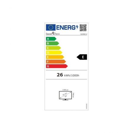 Televizor LED Non-Smart Smart Tech 32HN01V, 81 cm, HD Ready, Negru [3]