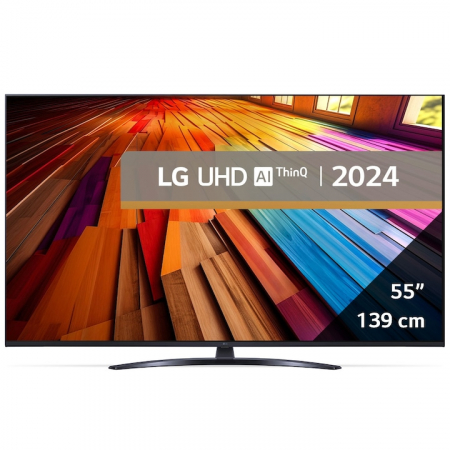 Televizoare 4k - Televizor LG LED 55UT81003LA, 139 cm, Smart, 4K Ultra HD, Clasa G (Model 2024)