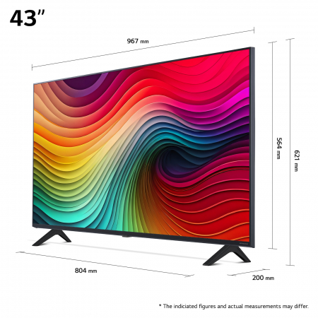 Televizor LG NanoCell 43NANO81T3A, 108 cm, Smart, 4K Ultra HD, Clasa G (Model 2024) [13]