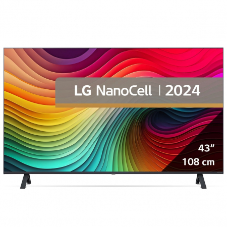 Televizoare 4k - Televizor LG NanoCell 43NANO81T3A, 108 cm, Smart, 4K Ultra HD, Clasa G (Model 2024)