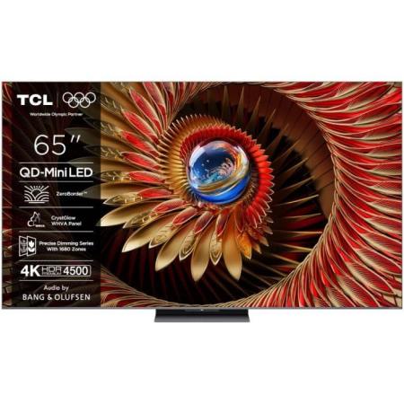 Televizoare - Televizor Mini LED TCL 65Q8C, 164 cm, Google TV, Ultra HD 4K, Clasa D, Negru