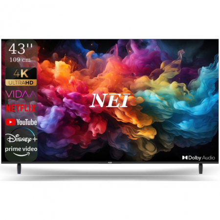 Electronice - Televizor NEI LED 43NE6901, 109cm, Smart, 4K Ultra HD, Clasa E