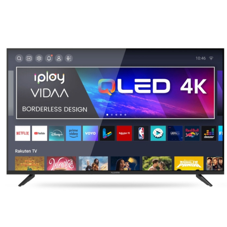 Televizoare - Televizor QLED Smart Allview QL43iPlay6200-U, diagonala 109 cm, Ultra HD / 4K, clasa F, sistem operare VIDAA, HDR, Dolby Audio, negru