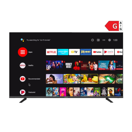 Televizoare - Televizor Smart LED, Vivax TV 65UHD10K, 164 cm, UHD 4K, Clasa G