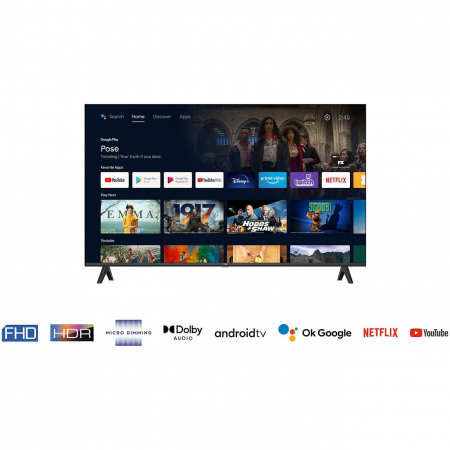 Televizor TCL LED 40S5400A, 100 cm, Smart Android TV, Full HD, Clasa F (Model 2023) [7]