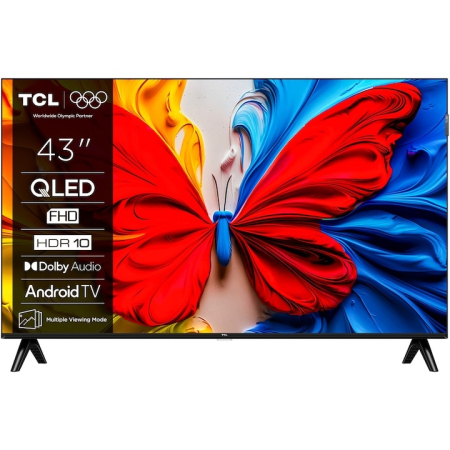Televizor TCL QLED 43S5K, 108 cm, Smart Android TV, Full HD, Clasa F [0]
