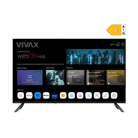 Televizor VIVAX LED 40LE110WO, 101 cm, Smart, Full HD, Clasa E, WiFi, CI+ (Model 2025) [6]