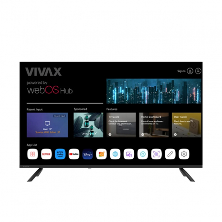 Televizor VIVAX LED 43LE110WO, 108 cm, Smart, Full HD, Clasa E, WiFi, CI+ (Model 2025) [1]