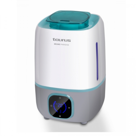 Umidificator de aer Taurus Brume Paradise, Aromaterapie, 25 W, Timer, 285 ml/h, 3 L (Alb/Gri) [1]