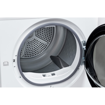 Uscator cu pompa de caldura HEINNER HHPD-M10G5PBKD++, 10 KG, Clasa D, 16 programe de uscare, Display LED, Functie anti-sifonare, Indicator curatare filtru scame, Indicator rezervor colectare apa plin, Blocare acces copii, Alb [4]