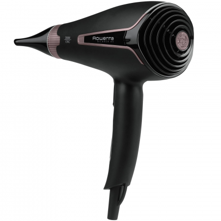 Uscator de par Rowenta Silence Premium Care CV7920F0, 2300W, Functie Ionica, 6 setari, Motor AC, Jet de aer rece, Concentrator, Difuzor pentru volum, Negru [1]